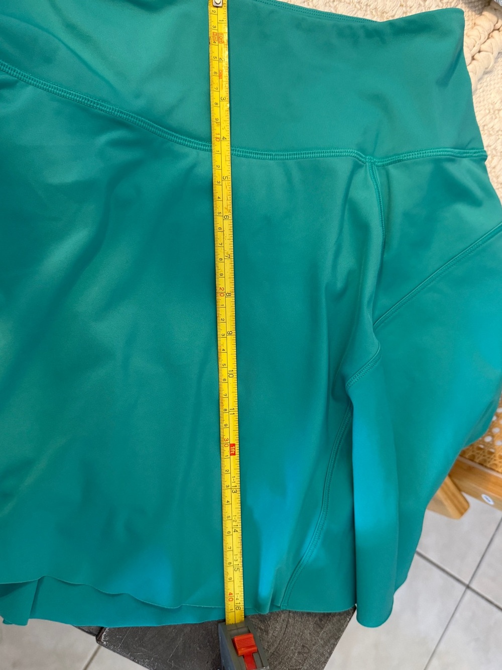Athleta Ace Tennis Skirt/skort Active, skater, Teal colorway, sz M, euc - Picture 10 of 10